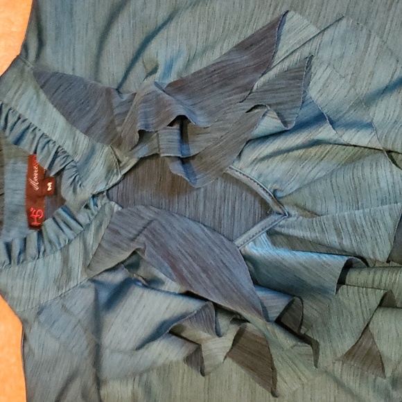 Heart Soul Tops - Ruffled front blouse